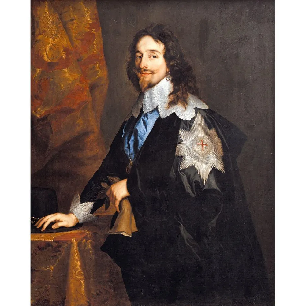 Tableau Charles Ier, Roi d'Angleterre par Anthony van Dyck | Reproduction Artem Legrand