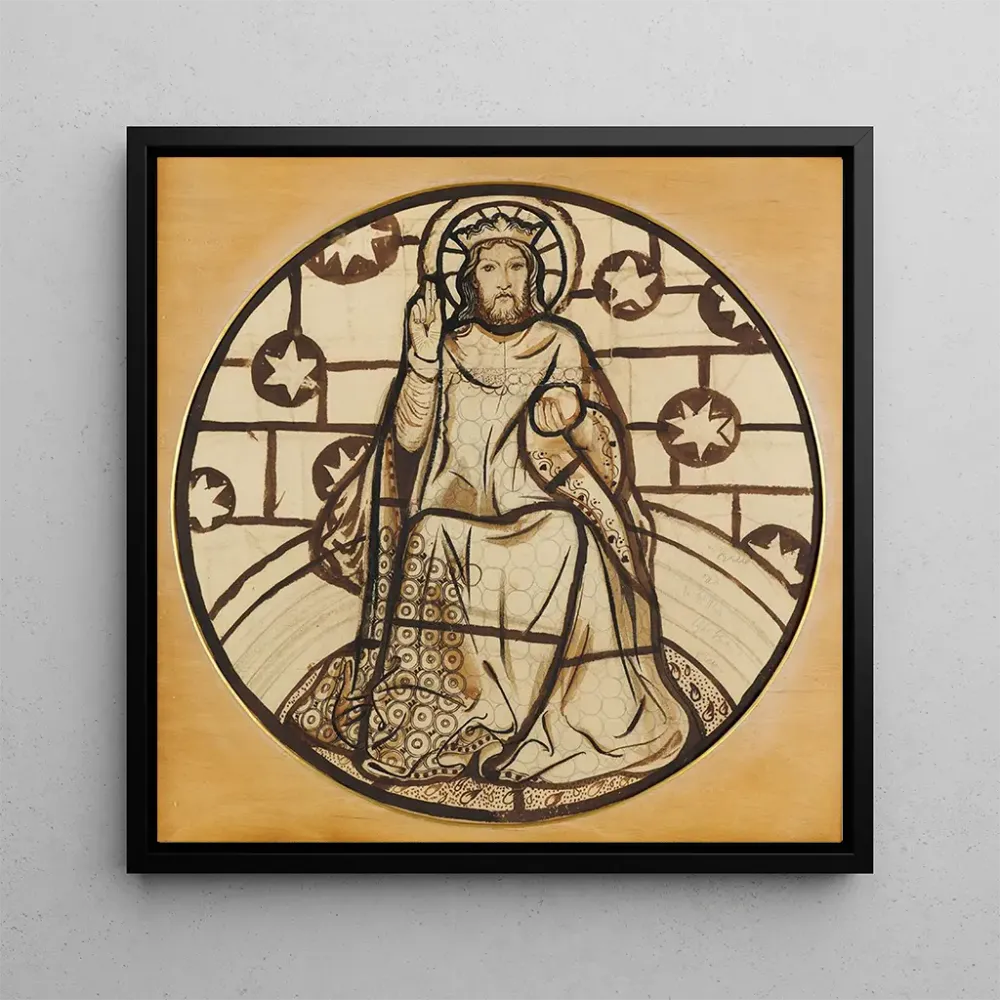 Tableau Christ en majesté - Sir Edward Coley Burne-Jones | Reproduction Artem Legrand