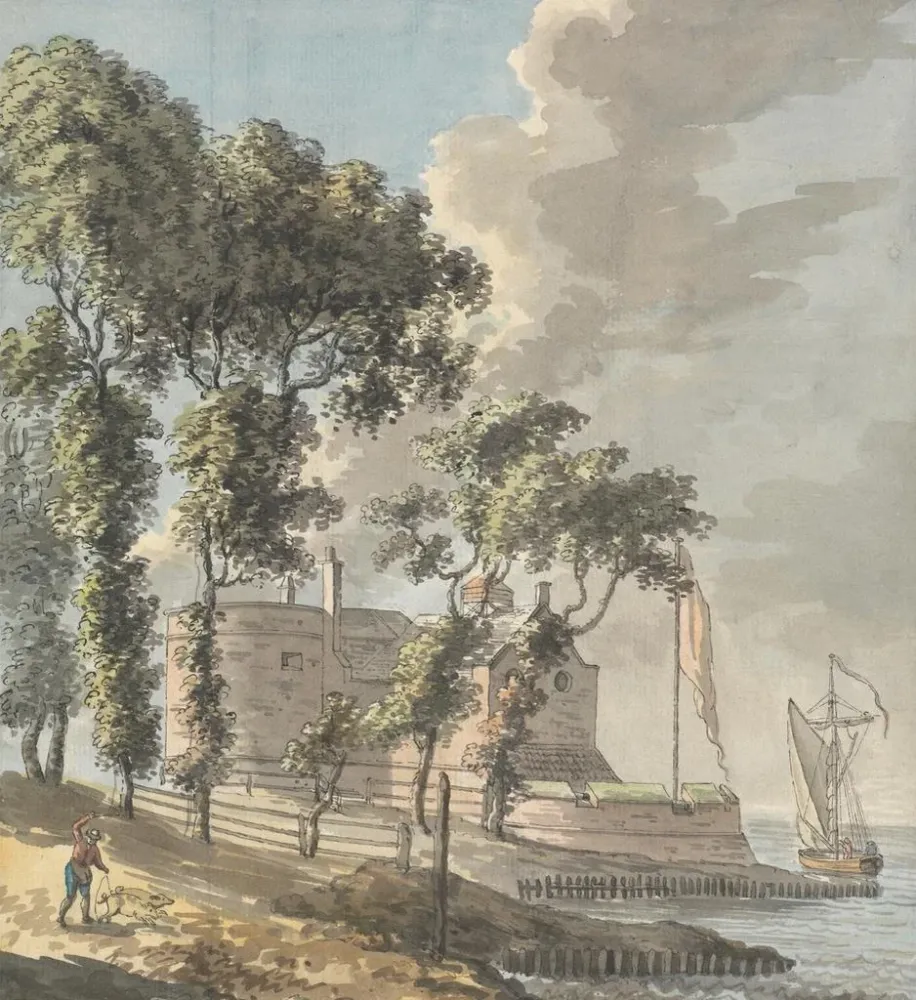 Tableau Château de Cowes, Isle Wight - John Inigo Richards | Reproduction Artem Legrand