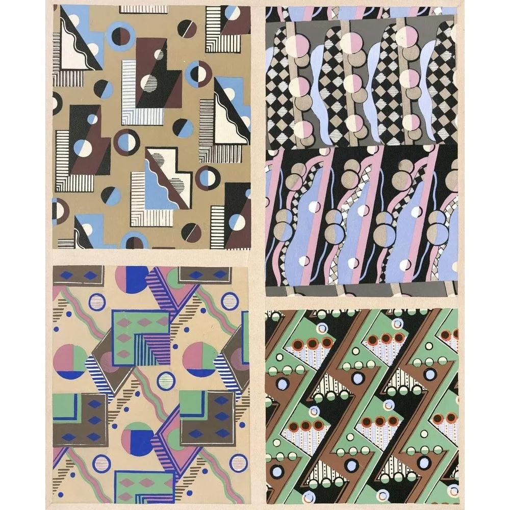 Tableau Collection Décors et Couleurs Pl.05 - Georges Valmier | Reproduction Artem Legrand