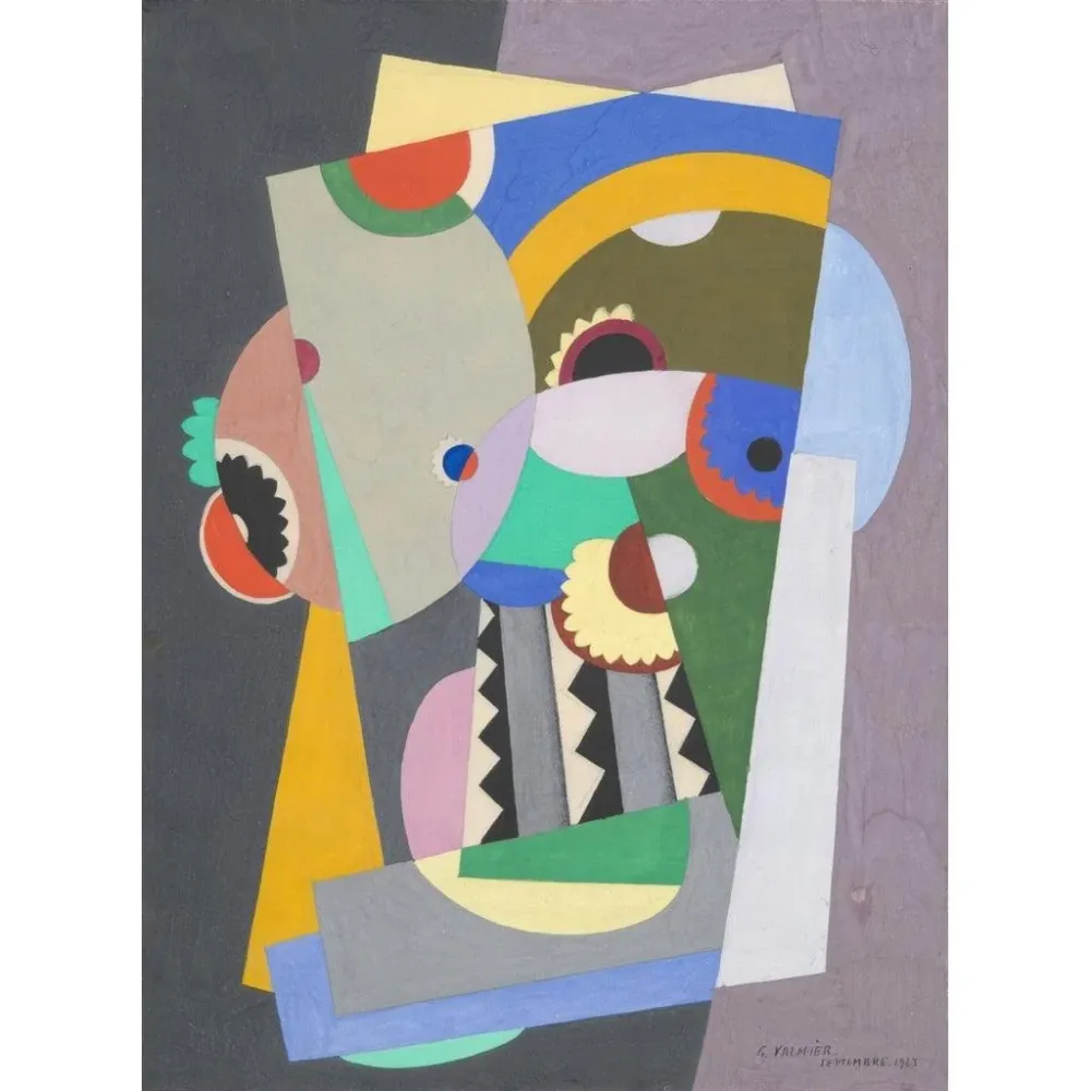 Tableau Composition - Georges Valmier | Reproduction Artem Legrand