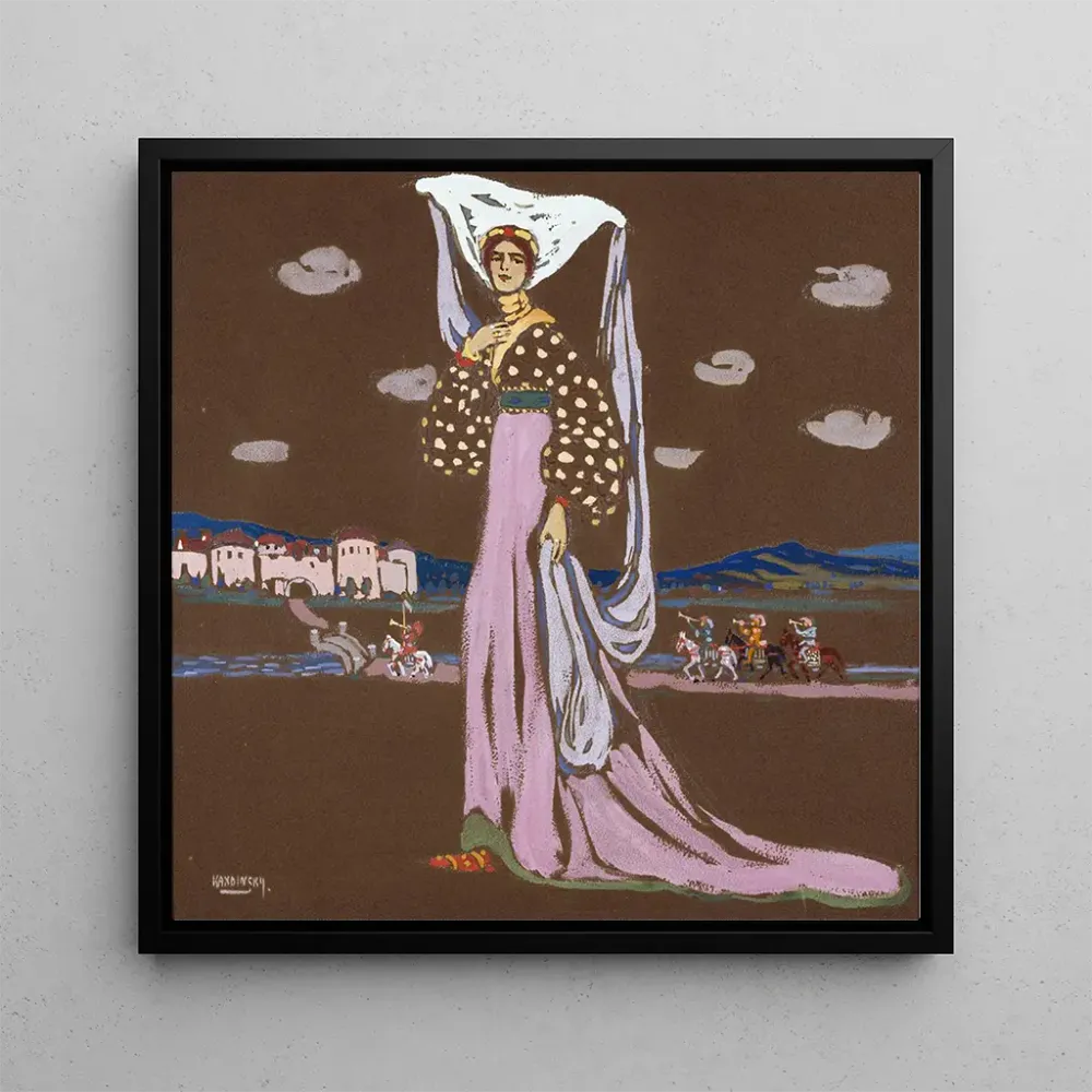 Tableau La Dame de Nuit - Wassily Kandinsky | Reproduction Artem Legrand