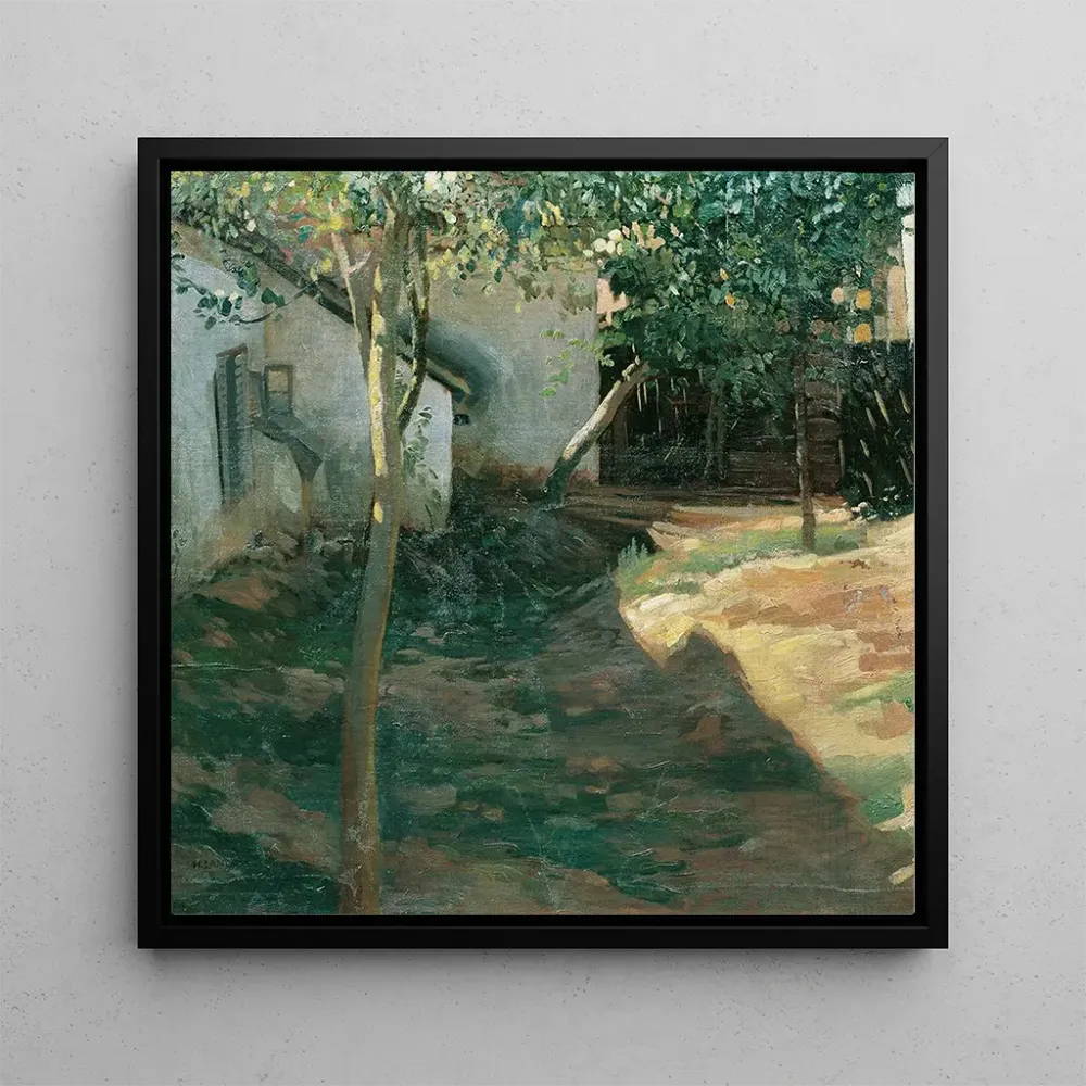 Tableau Dans le jardin de pruniers Waldviertel - Hubert Landa | Reproduction Artem Legrand
