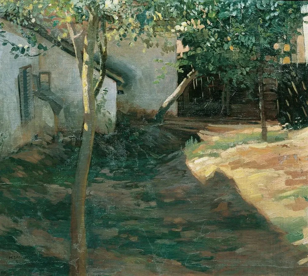 Tableau Dans le jardin de pruniers Waldviertel - Hubert Landa | Reproduction Artem Legrand