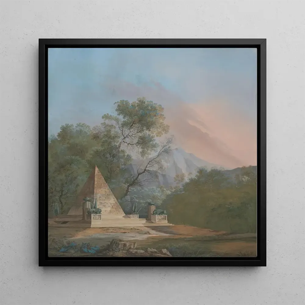 Tableau Un design imaginaire pour un monument à Lord Nelson - Agostino Aglio | Reproduction Artem Legrand