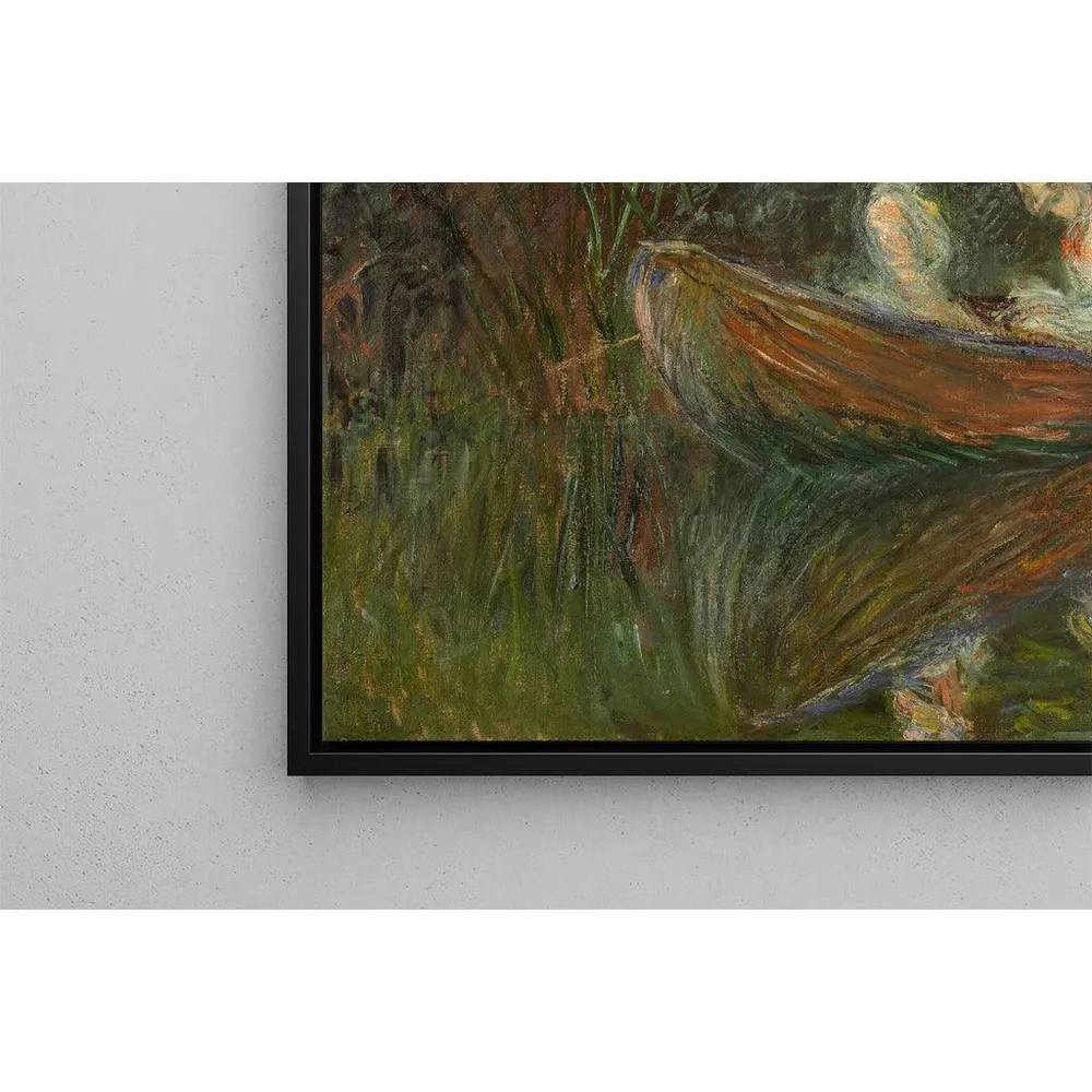 Tableau Deux femmes en barque - Claude Monet | Reproduction Artem Legrand