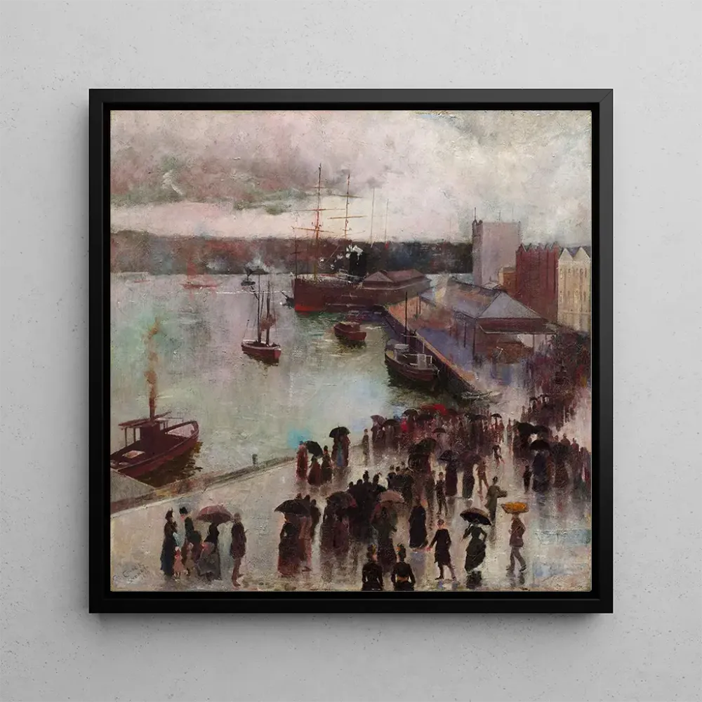 Tableau Départ de l'Orient, Circular Quay - Charles Conder | Reproduction Artem Legrand