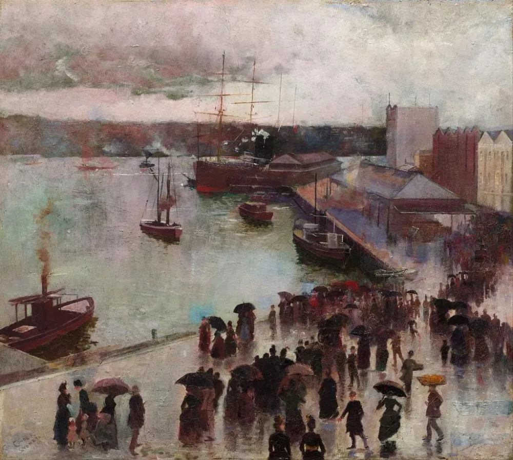 Tableau Départ de l'Orient, Circular Quay - Charles Conder | Reproduction Artem Legrand