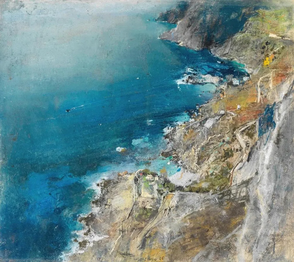 Tableau Falaises d'Ischia - Giuseppe Casciaro | Reproduction Artem Legrand