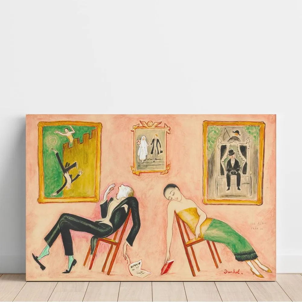 Tableau Familjeidyll - Nils Dardel | Reproduction Artem Legrand