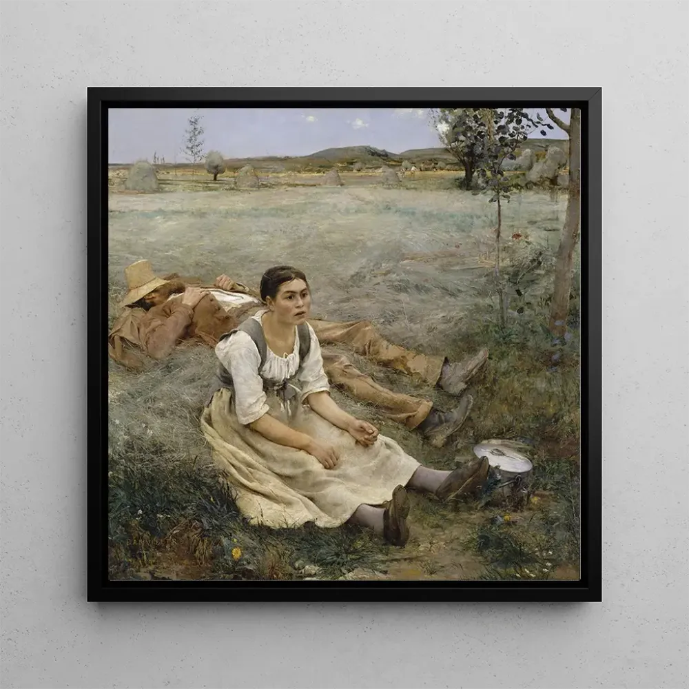 Tableau Fauchage - Jules Bastien-Lepage | Reproduction Artem Legrand