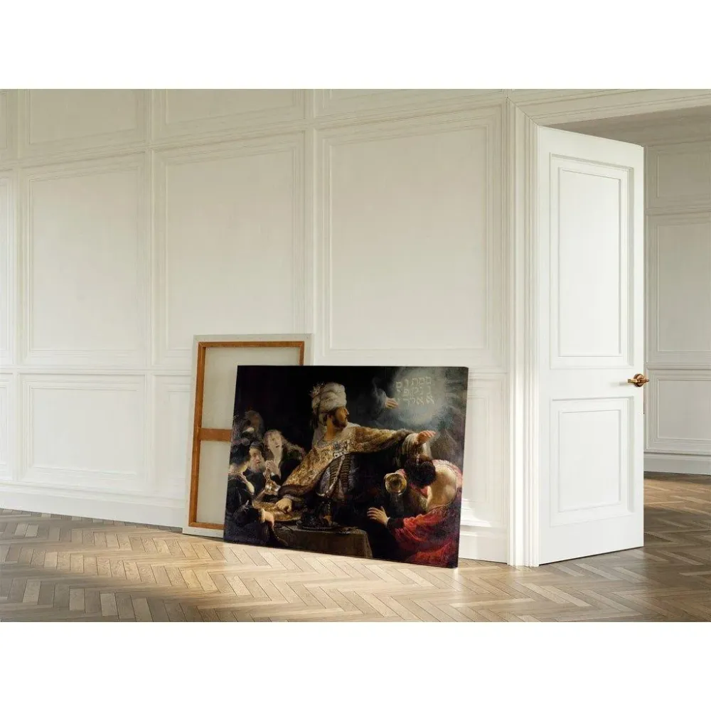 Tableau Le festin de Belshazzar - Rembrandt van Rijn | Reproduction Artem Legrand