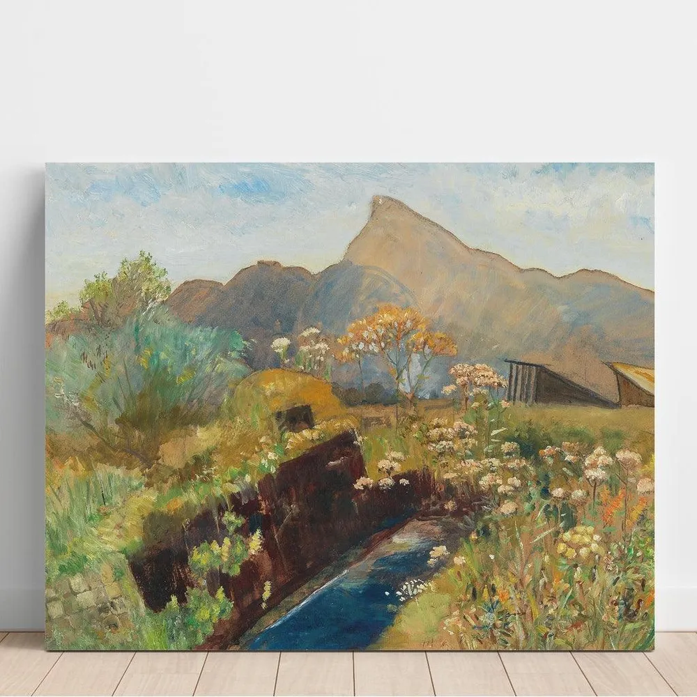 Tableau Fin de l'été sur la lande de Salzbourg près d'Untersberg - Marie Egner | Reproduction Artem Legrand