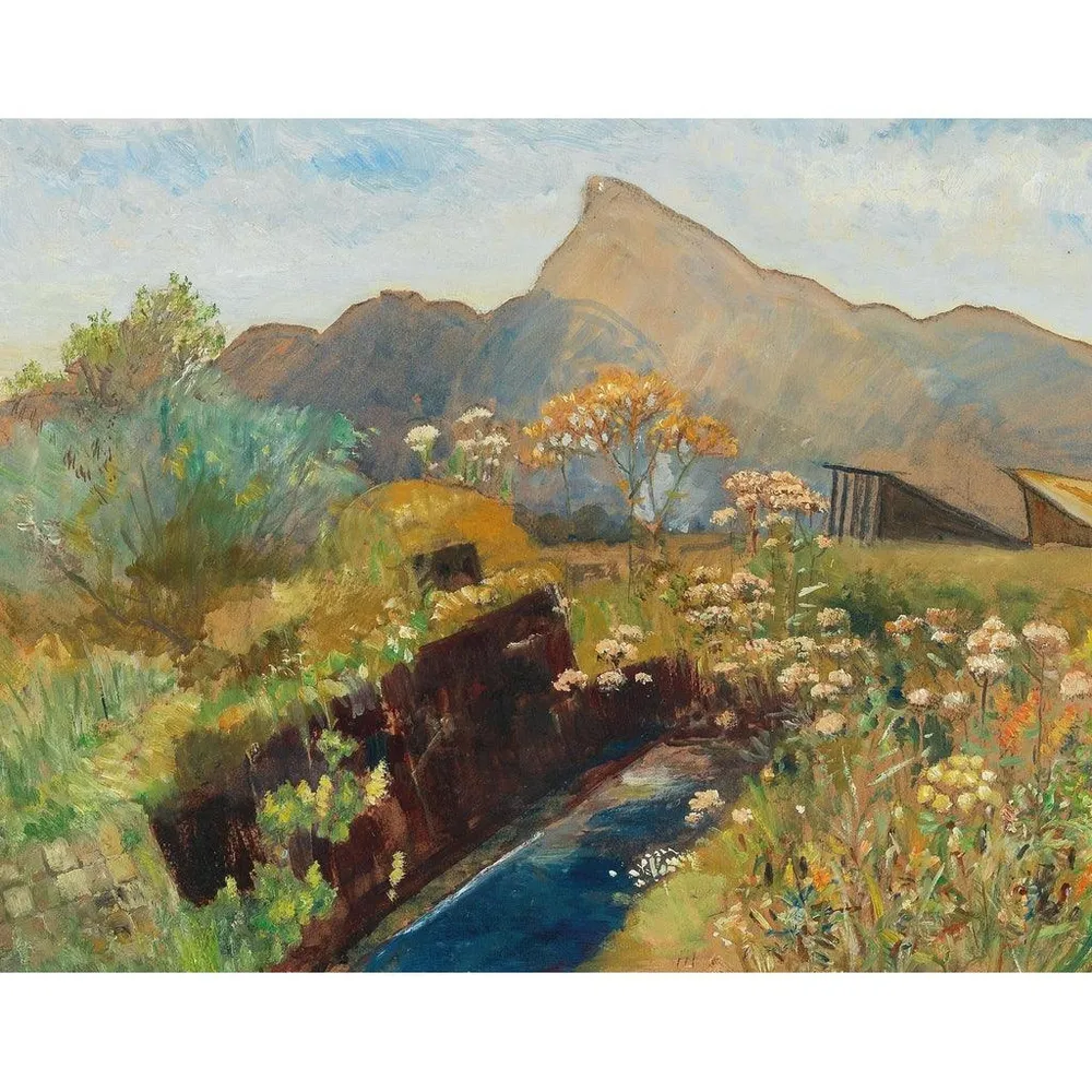 Tableau Fin de l'été sur la lande de Salzbourg près d'Untersberg - Marie Egner | Reproduction Artem Legrand