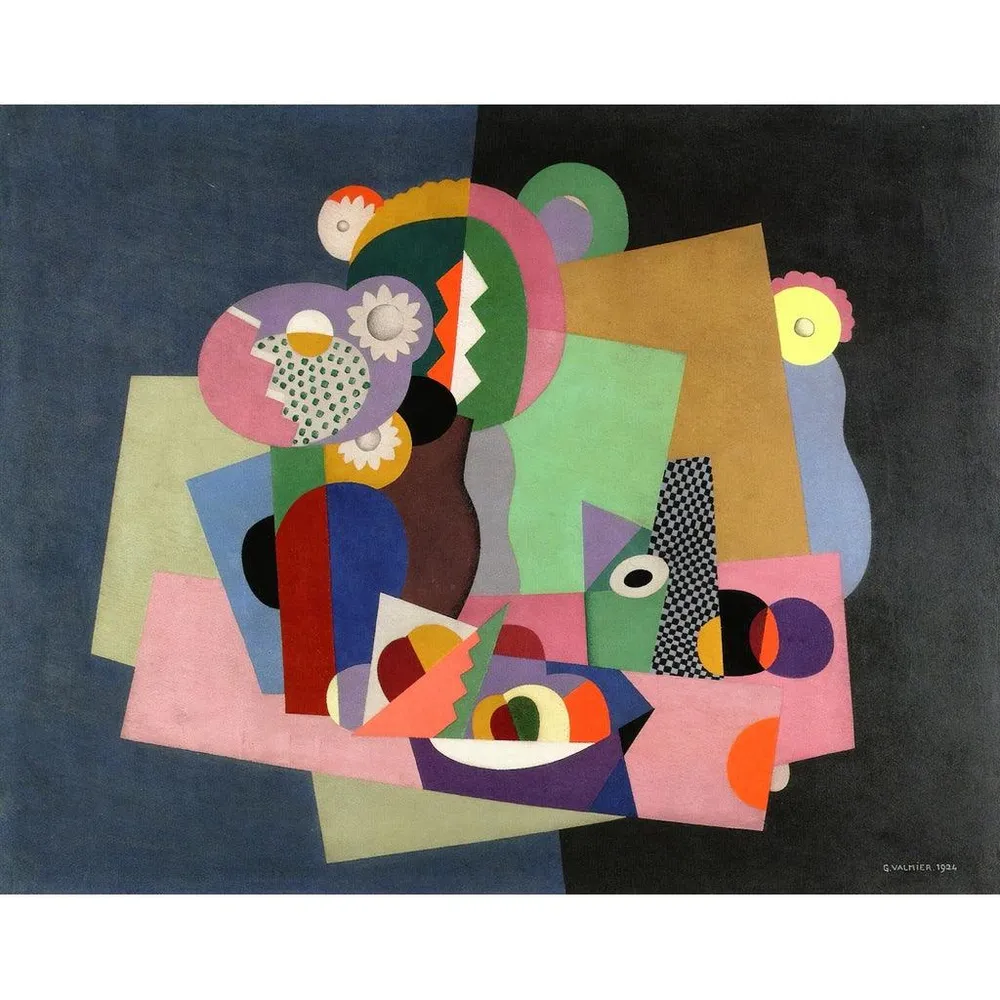 Tableau Fleurs et fruits - Georges Valmier | Reproduction Artem Legrand