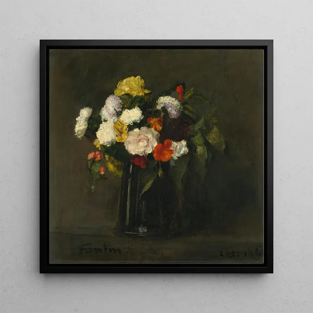 Tableau Fleurs - Henri Fantin-Latour | Reproduction Artem Legrand