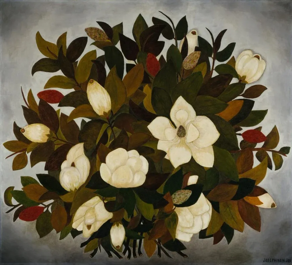 Tableau Fleurs de magnolia - Josephine Joy | Reproduction Artem Legrand