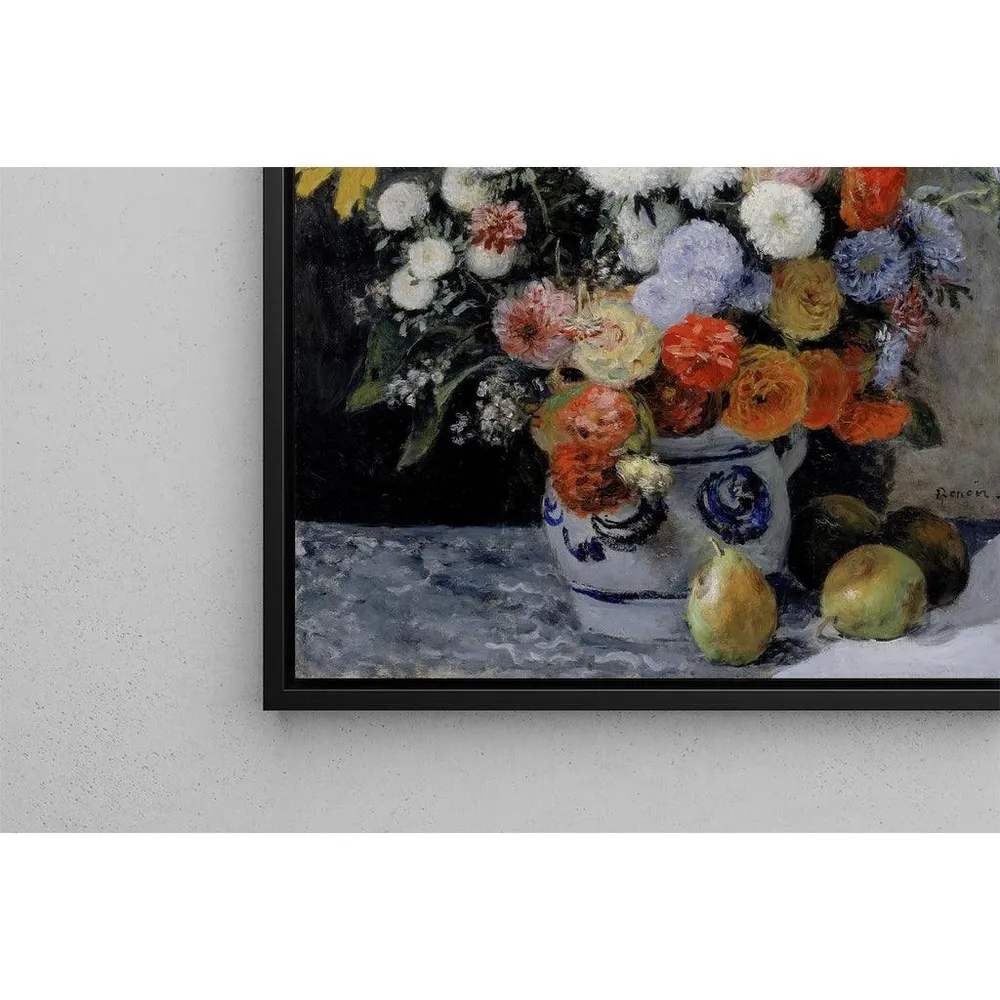 Tableau Fleurs mélangées dans un pot en terre cuite - Pierre-Auguste Renoir | Reproduction Artem Legrand