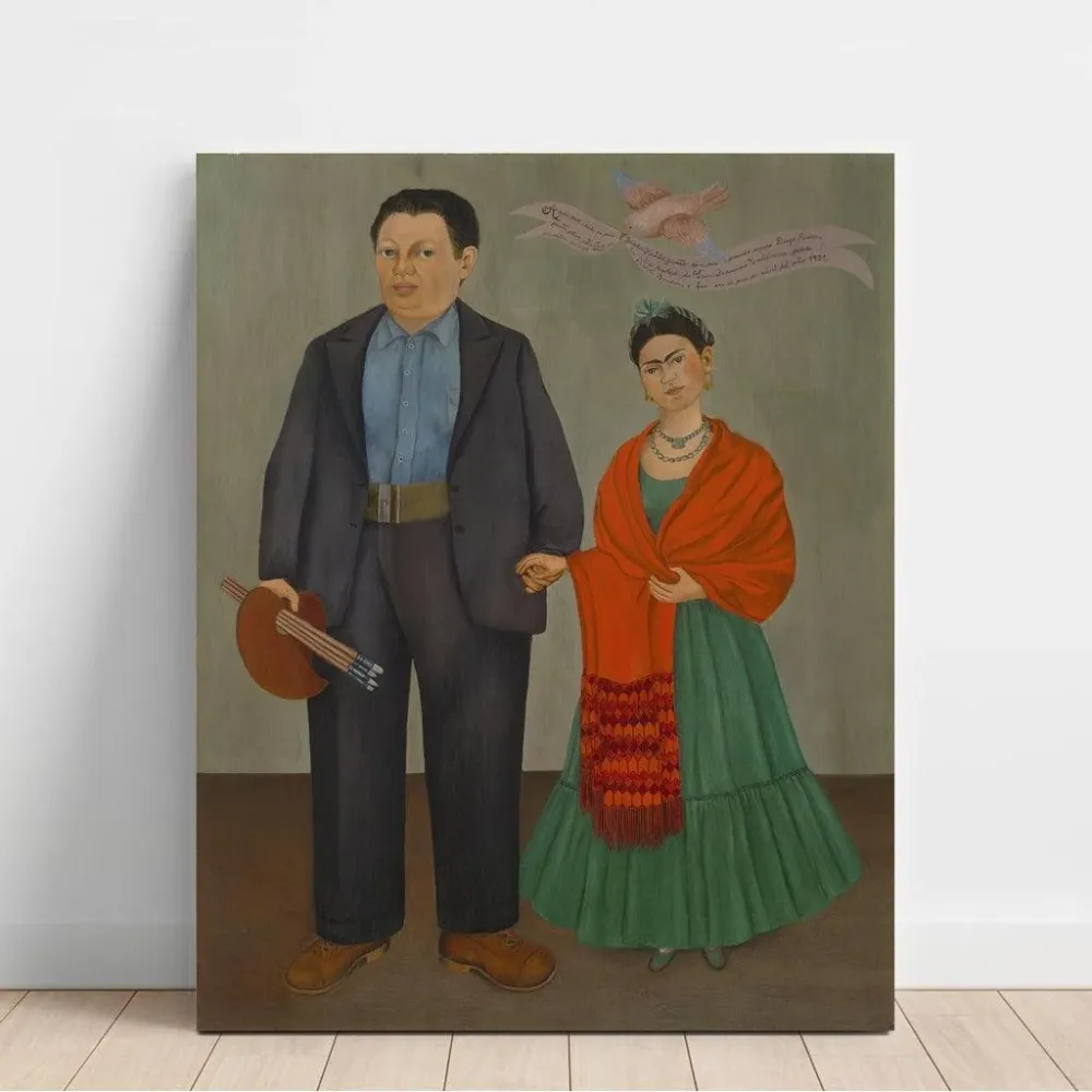 Tableau Frida et Diego Rivera - Frida Kahlo | Reproduction Artem Legrand