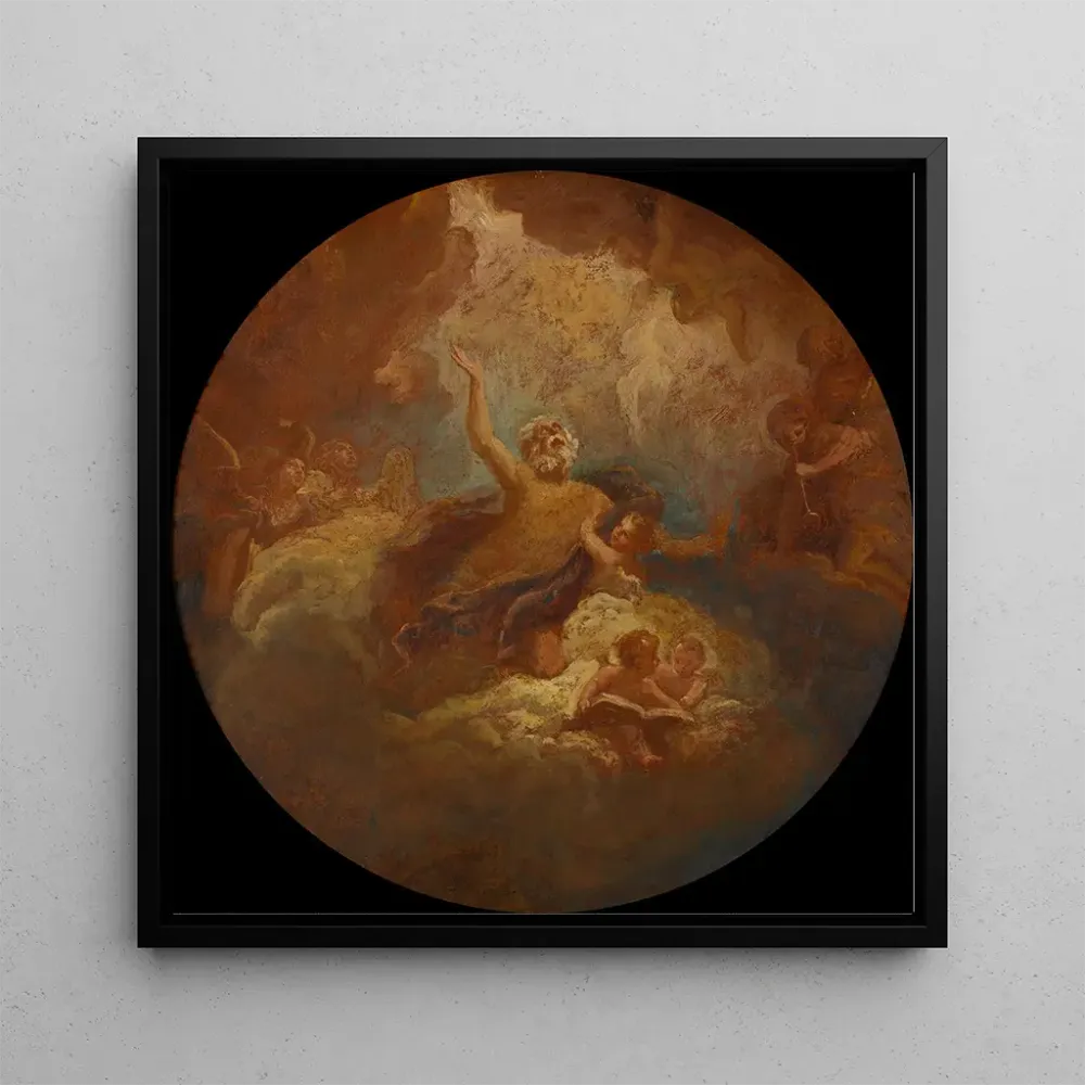 Tableau Gloire de saint Jérôme - Bon Boullogne | Reproduction Artem Legrand