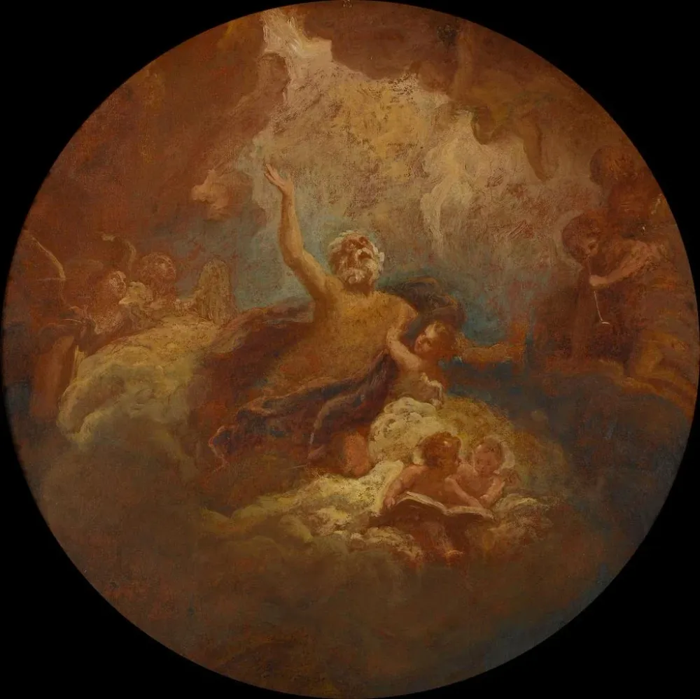 Tableau Gloire de saint Jérôme - Bon Boullogne | Reproduction Artem Legrand