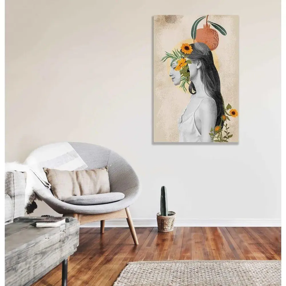 Tableau Harmonie Florale | Collage | Reproduction Artem Legrand