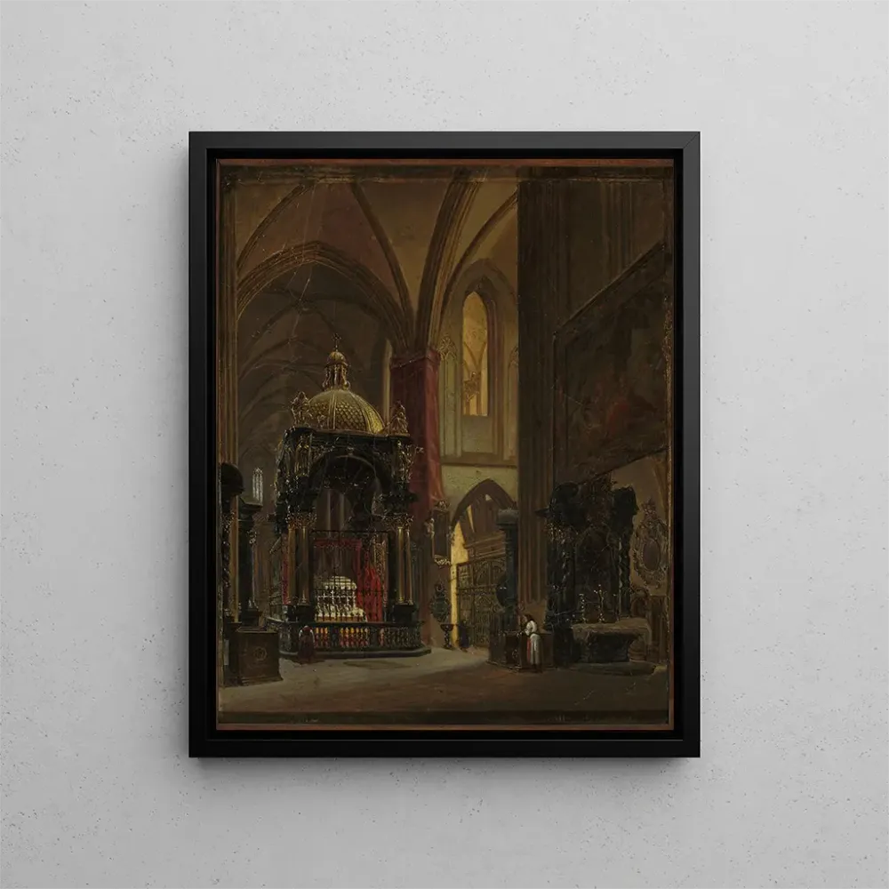 Tableau Intérieur de la cathédrale du Wawel - Aleksander Gryglewski | Reproduction Artem Legrand