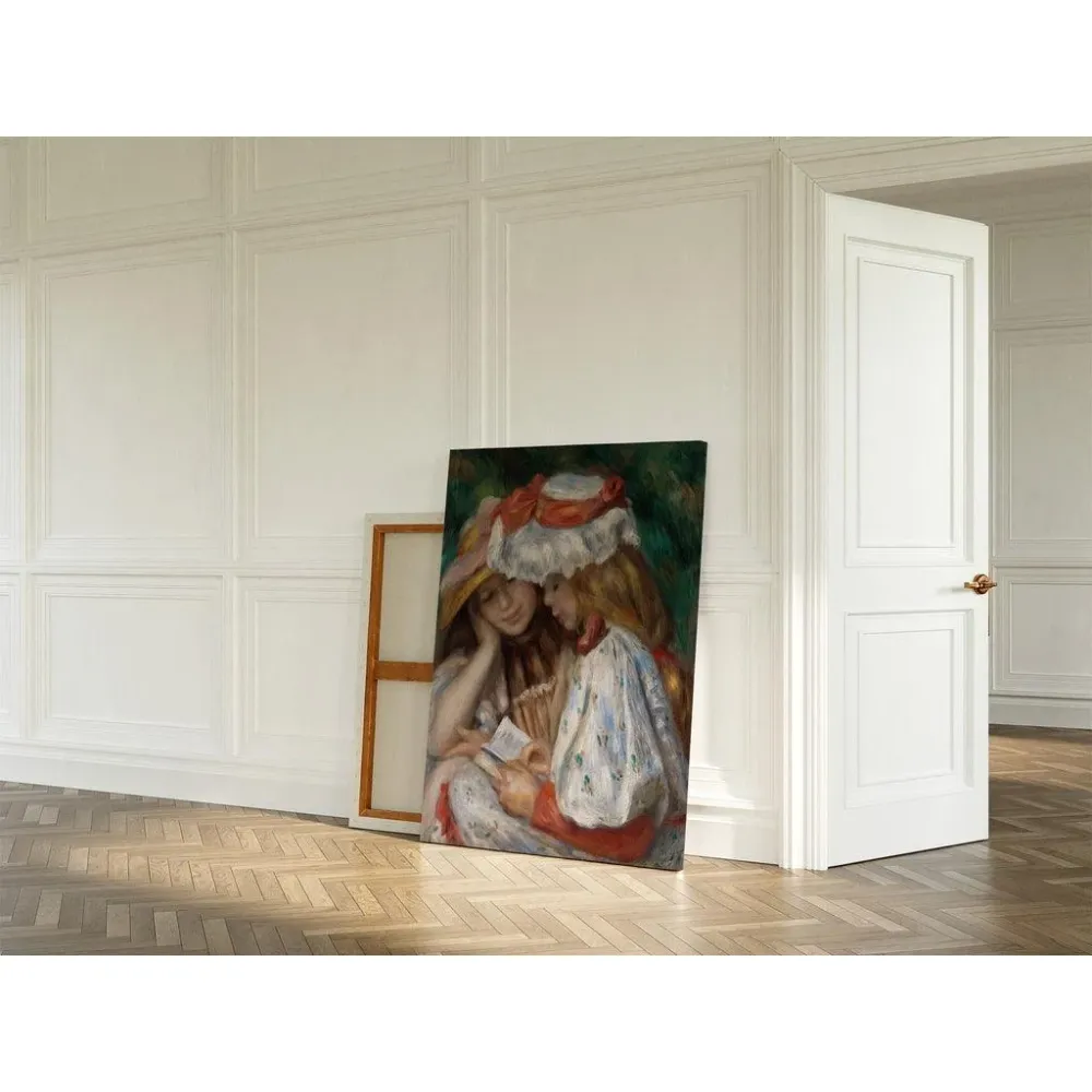 Tableau Jeunes Filles lisant - Pierre-Auguste Renoir | Reproduction Artem Legrand