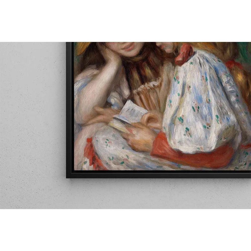 Tableau Jeunes Filles lisant - Pierre-Auguste Renoir | Reproduction Artem Legrand