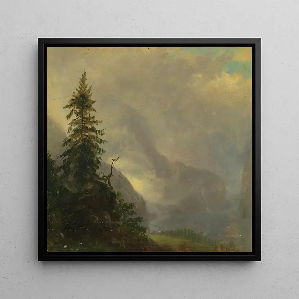 Tableau Le Koenigsee près de Berchtesgaden en Bavière - Frederic Edwin Church | Reproduction Artem Legrand