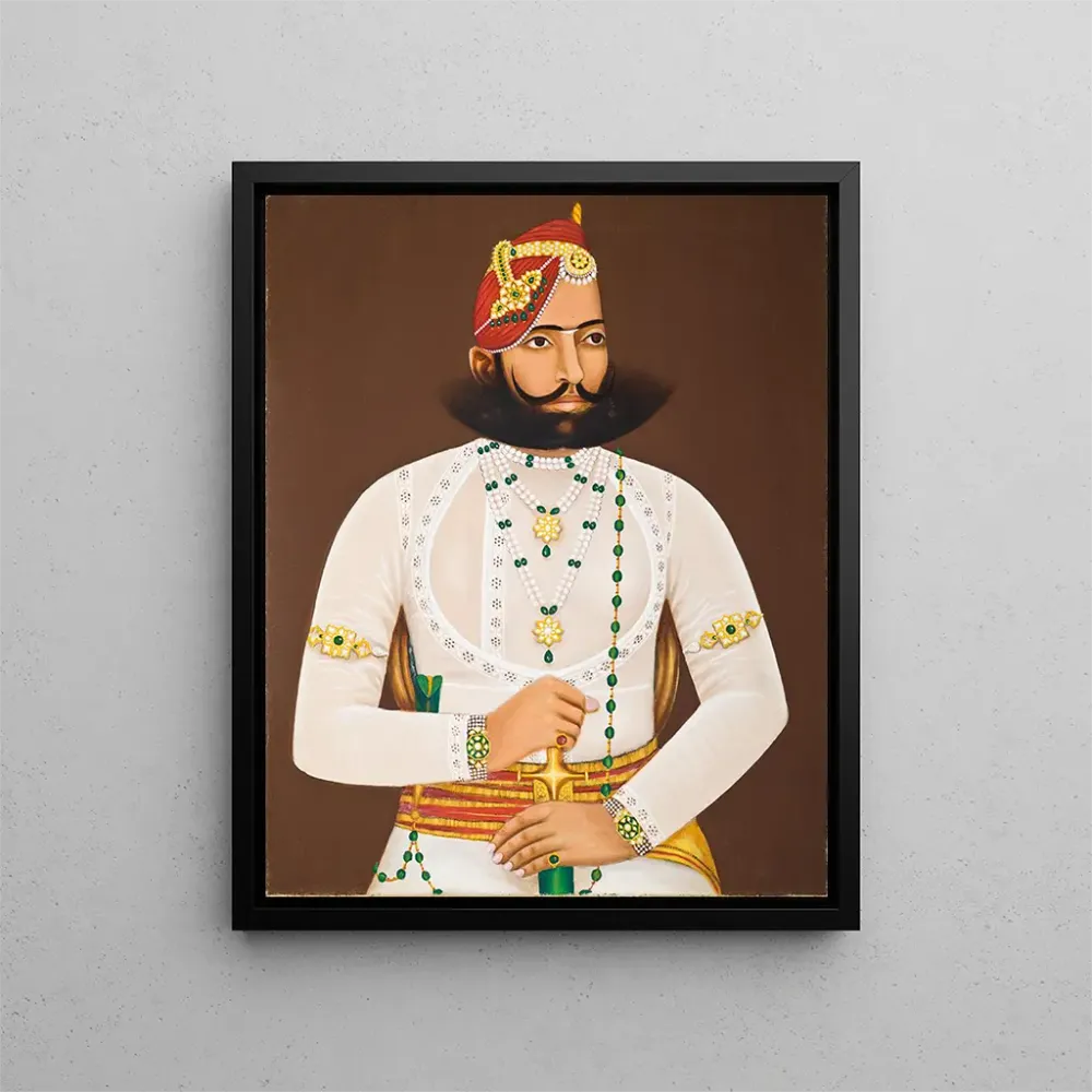 Tableau Kunwar Sabal Singh de Badnor 1848-1881 - Anonyme | Reproduction Artem Legrand
