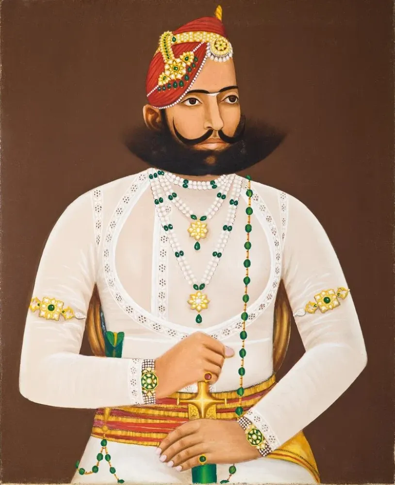 Tableau Kunwar Sabal Singh de Badnor 1848-1881 - Anonyme | Reproduction Artem Legrand