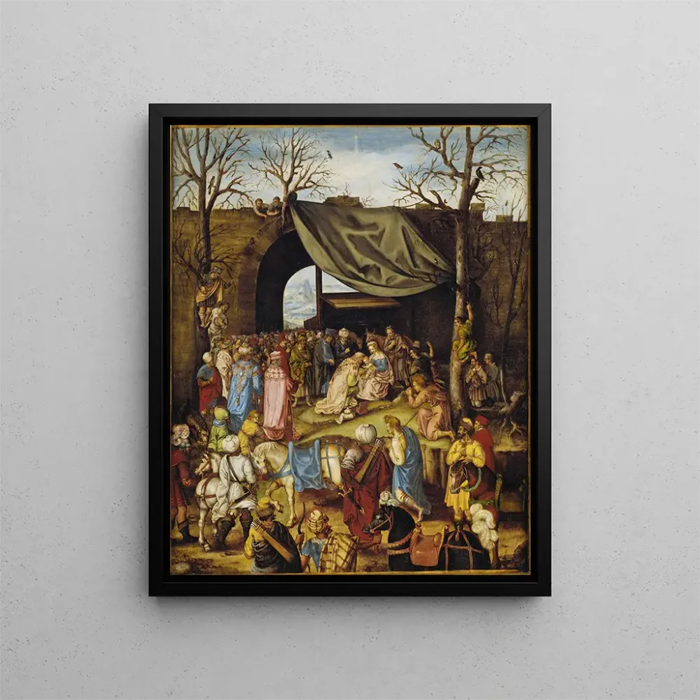 Tableau L'Adoration des Mages - Anonyme | Reproduction Artem Legrand