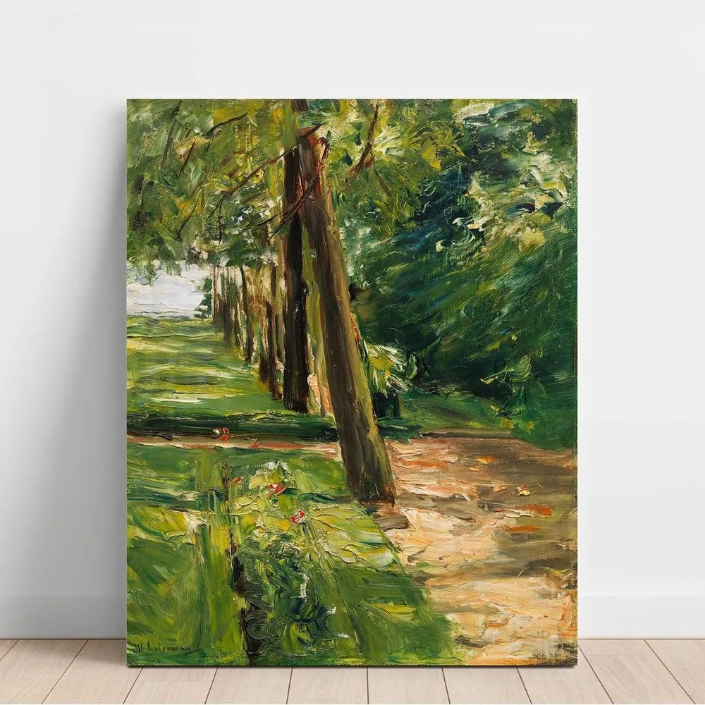 Tableau L'allée de bouleaux du Wannseegarten vers l'est - Max Liebermann | Reproduction Artem Legrand