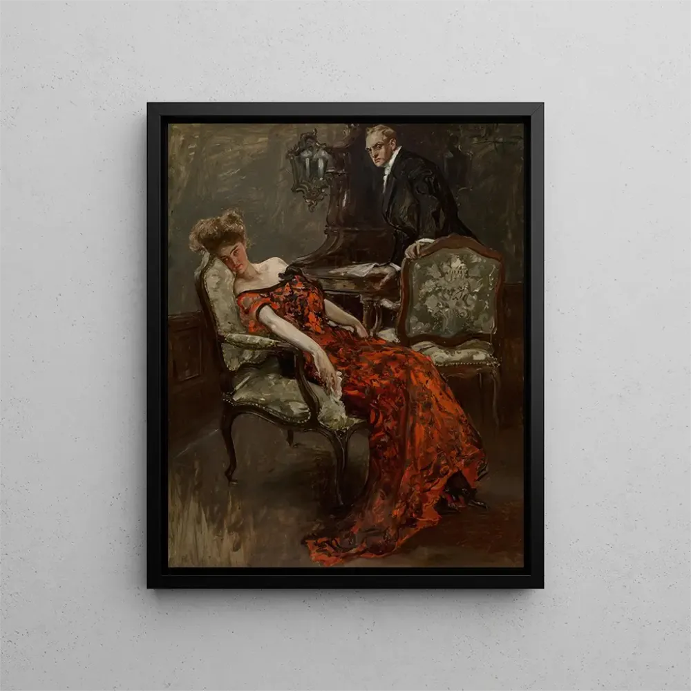 Tableau L'Argument - Albert Beck Wenzell | Reproduction Artem Legrand