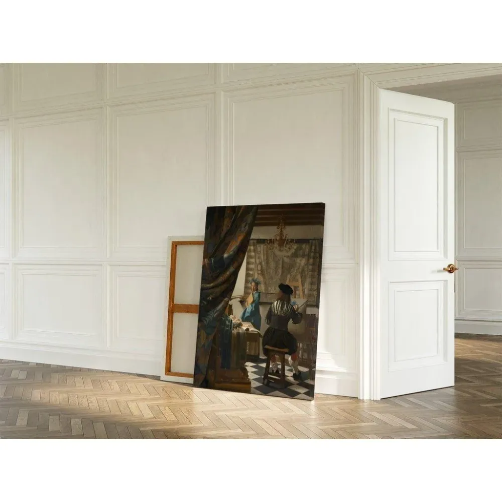 Tableau L'art de la peinture - Johannes Vermeer | Reproduction Artem Legrand