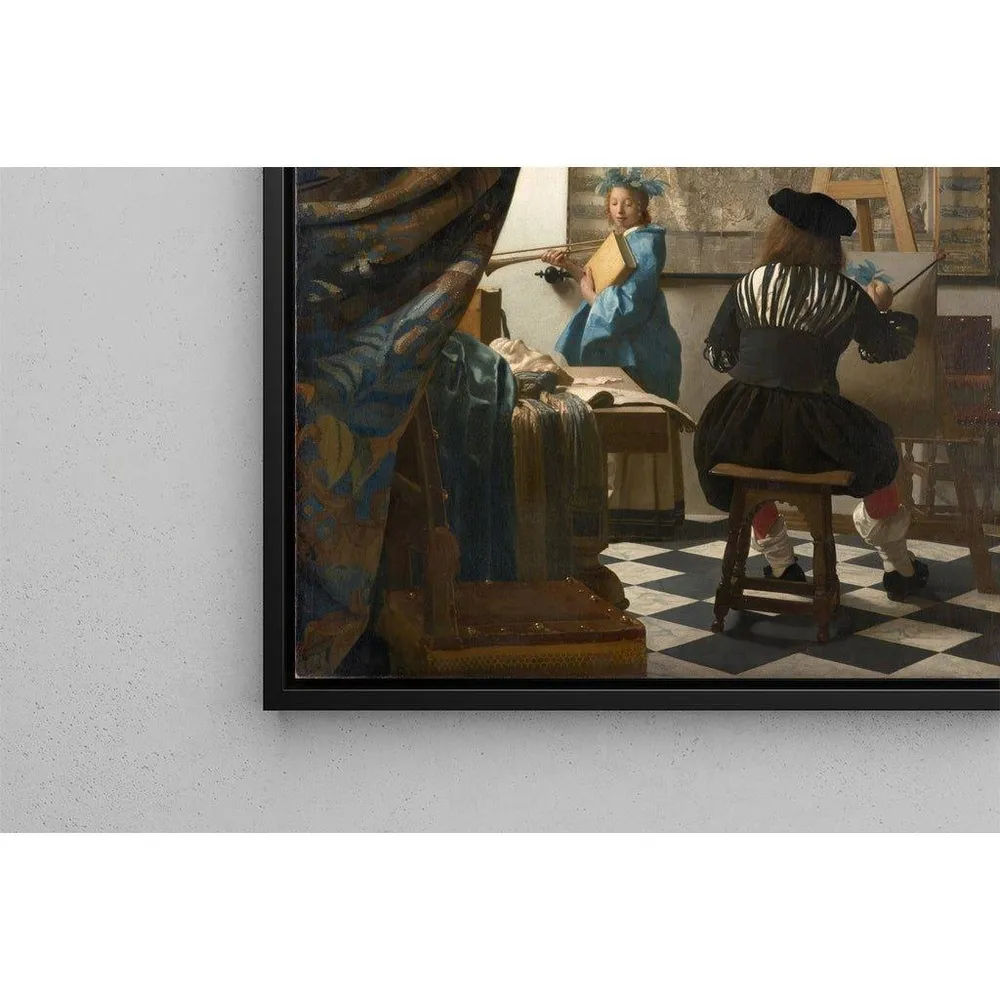 Tableau L'art de la peinture - Johannes Vermeer | Reproduction Artem Legrand
