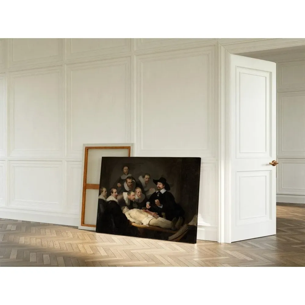 Tableau La Leçon d'anatomie du docteur Tulp - Rembrandt van Rijn | Reproduction Artem Legrand