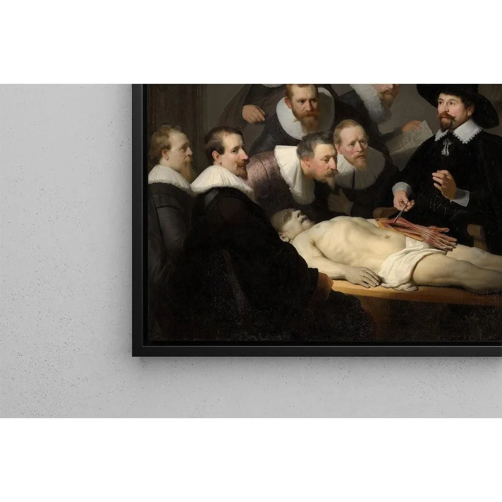 Tableau La Leçon d'anatomie du docteur Tulp - Rembrandt van Rijn | Reproduction Artem Legrand