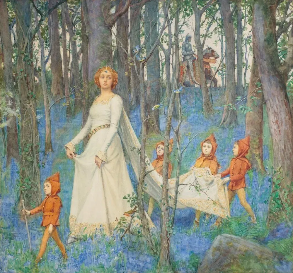 Tableau Les Bois féeriques - Henry Meynell Rheam | Reproduction Artem Legrand