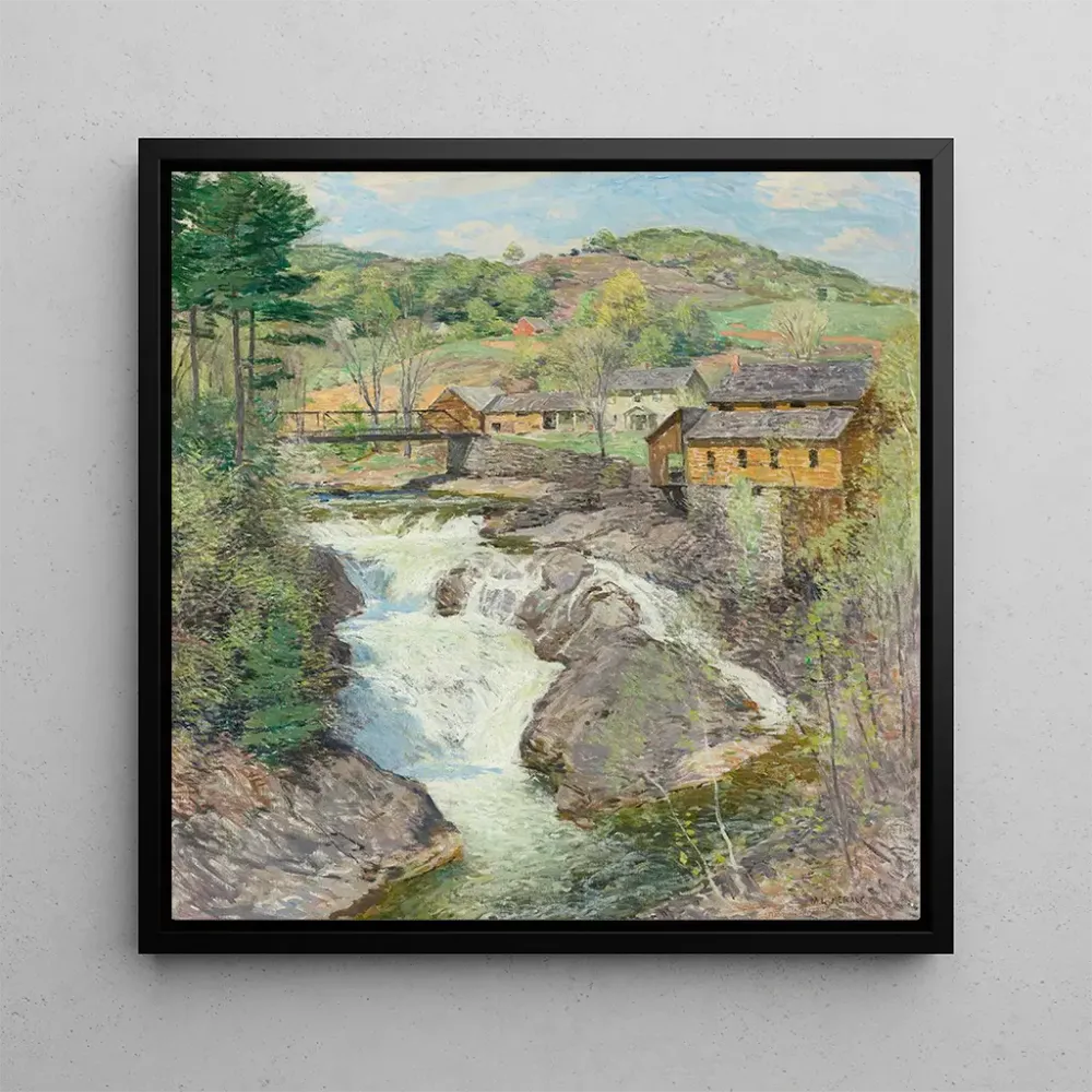 Tableau Les Chutes - Willard Leroy Metcalf | Reproduction Artem Legrand