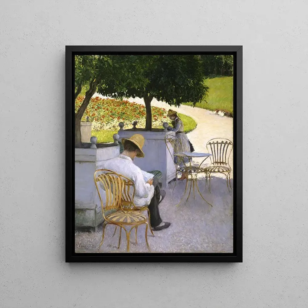 Tableau Les Orangers - Gustave Caillebotte | Reproduction Artem Legrand