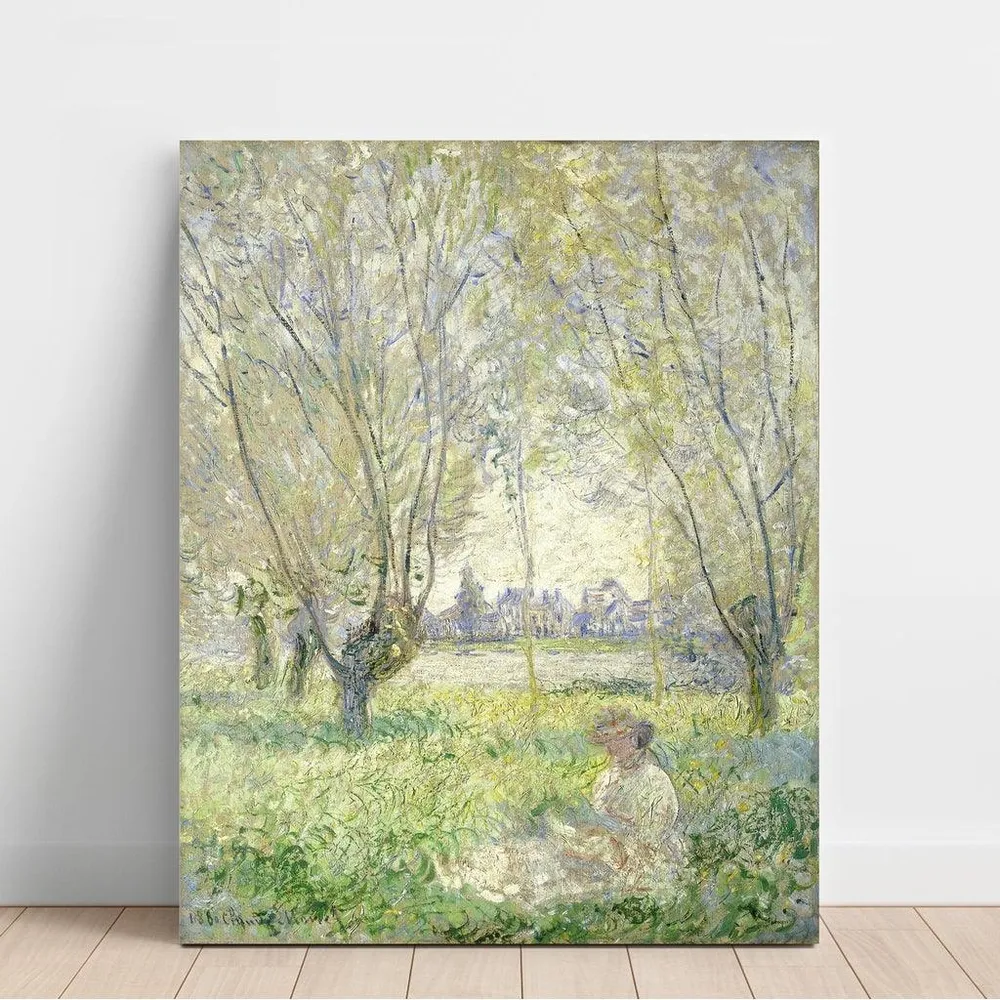 Tableau Les Saules - Claude Monet | Reproduction Artem Legrand