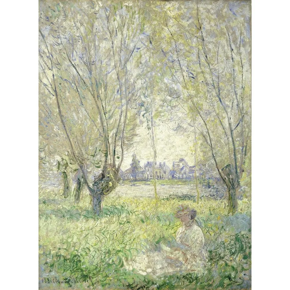 Tableau Les Saules - Claude Monet | Reproduction Artem Legrand