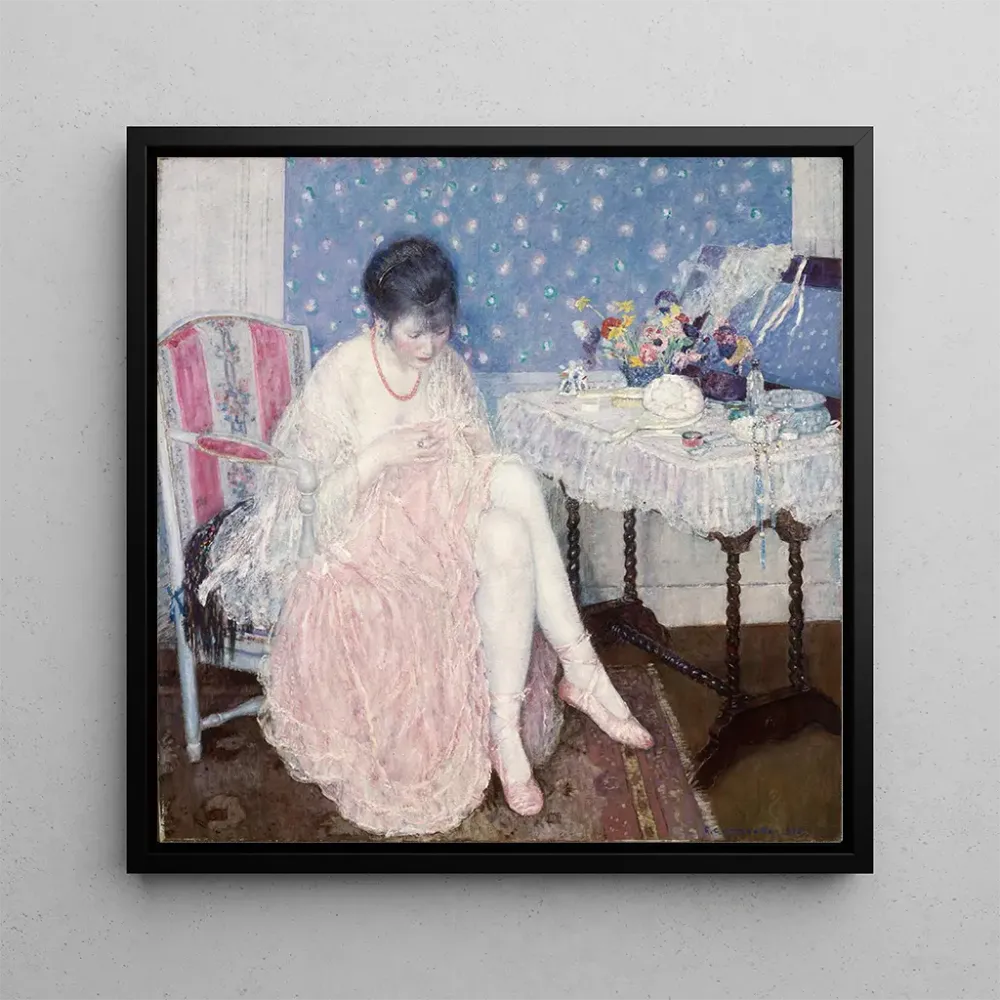 Tableau Lingerie déchirée - Frederick Carl Frieseke | Reproduction Artem Legrand