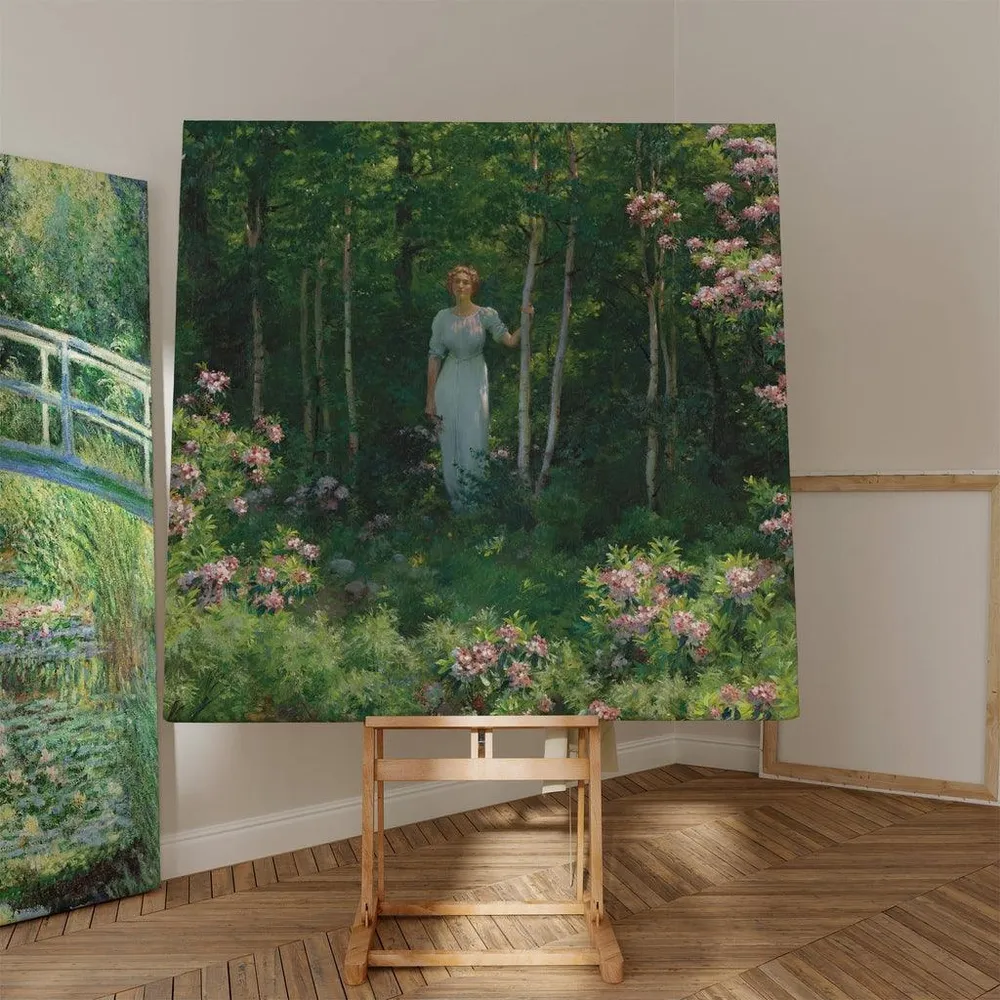 Tableau La lisière des bois - Charles Courtney Curran | Reproduction Artem Legrand