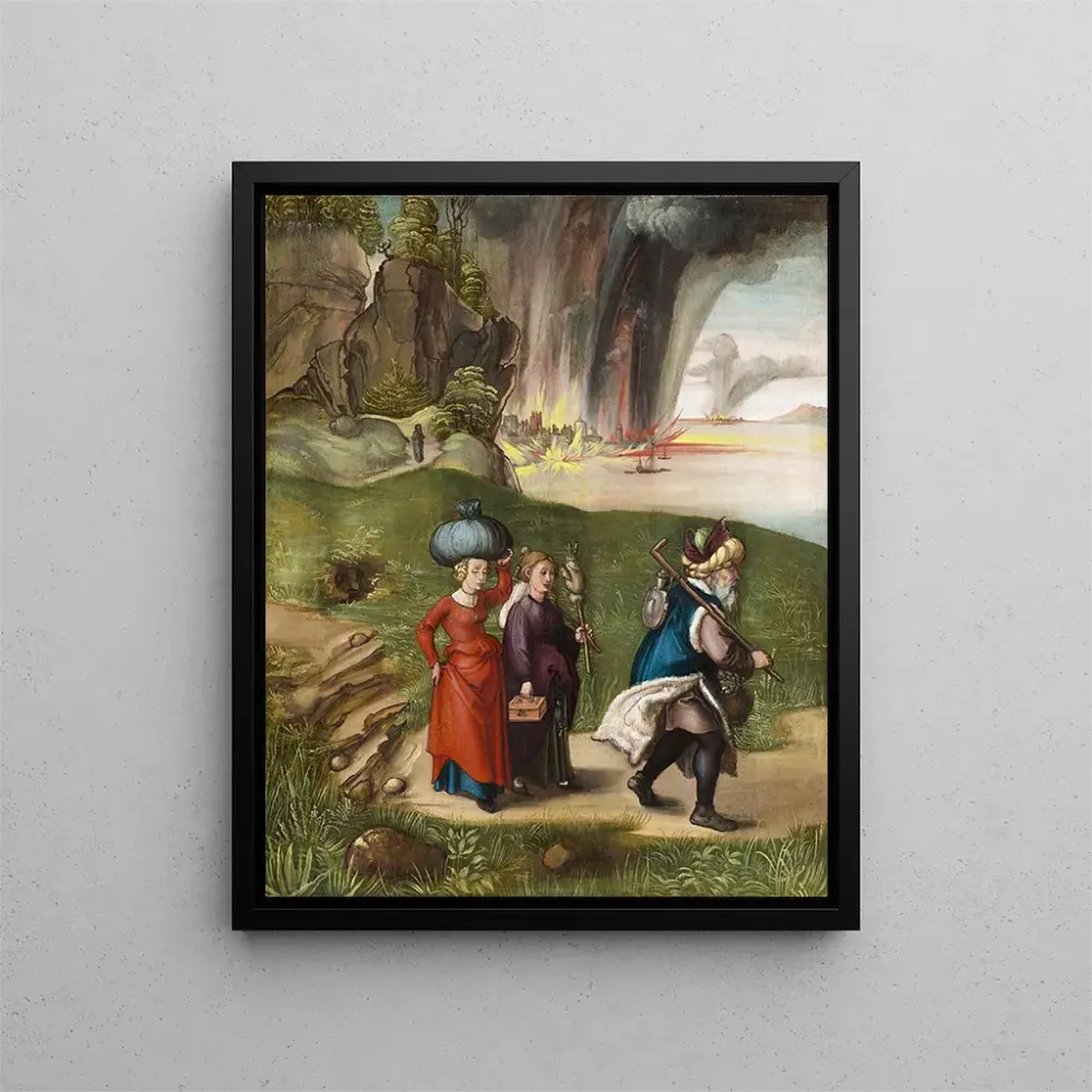 Tableau Lot et ses filles - Albrecht Dürer | Reproduction Artem Legrand
