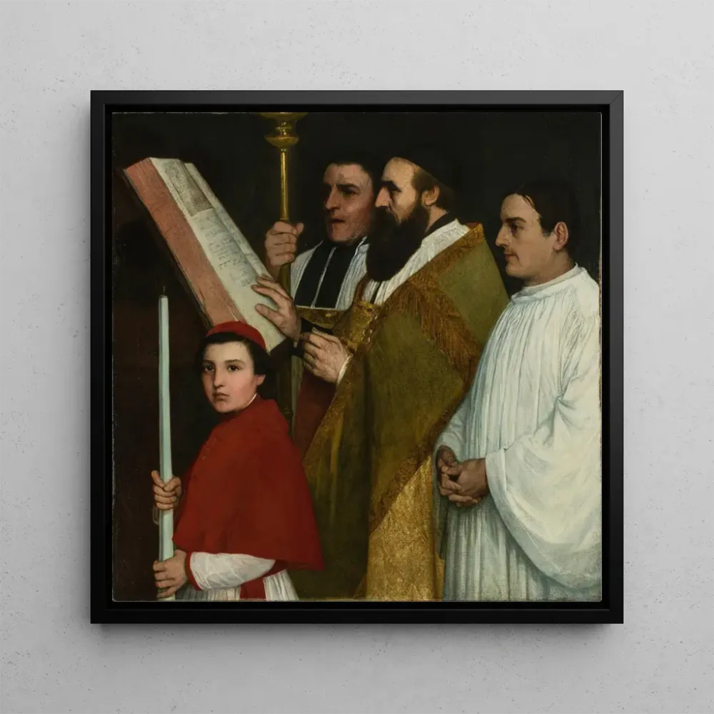 Tableau Le lutrin - Alphonse Legros | Reproduction Artem Legrand