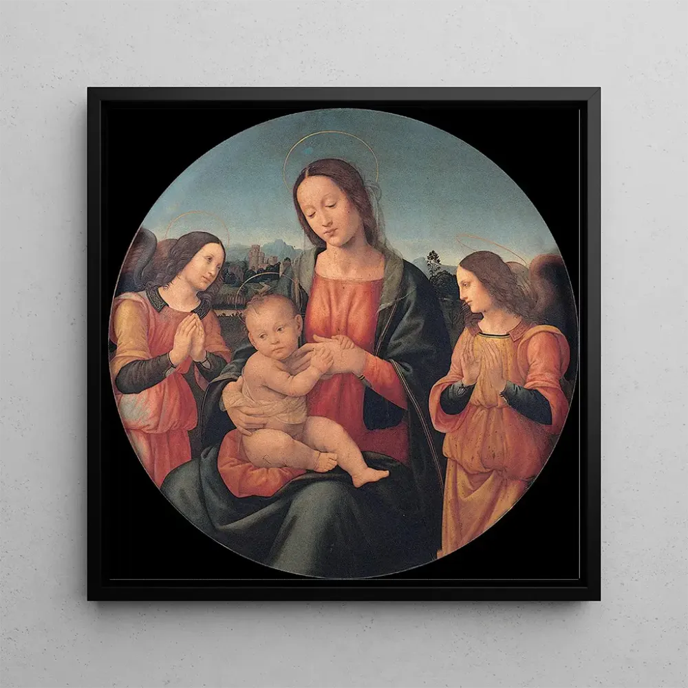 Tableau Madone avec l'Enfant et des anges - Giovanni Antonio Sogliani | Reproduction Artem Legrand