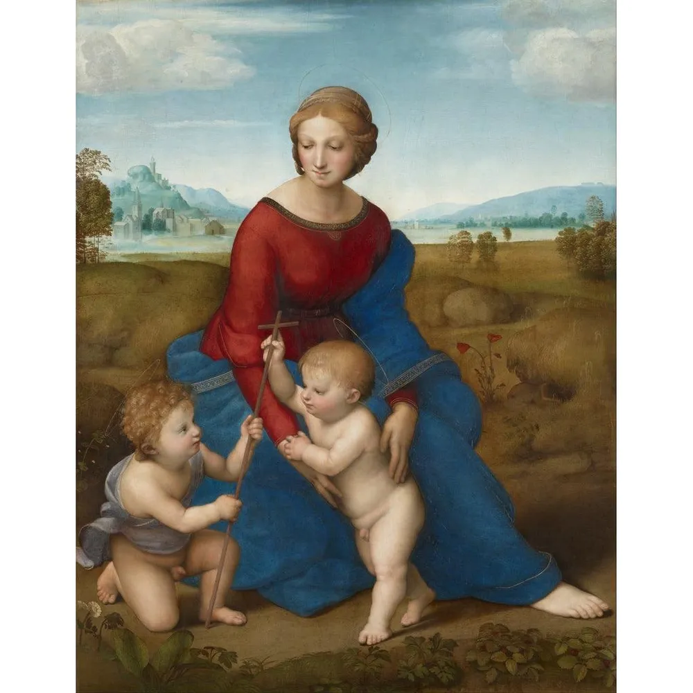 Tableau La Madone dans le pré - Raphael | Reproduction Artem Legrand